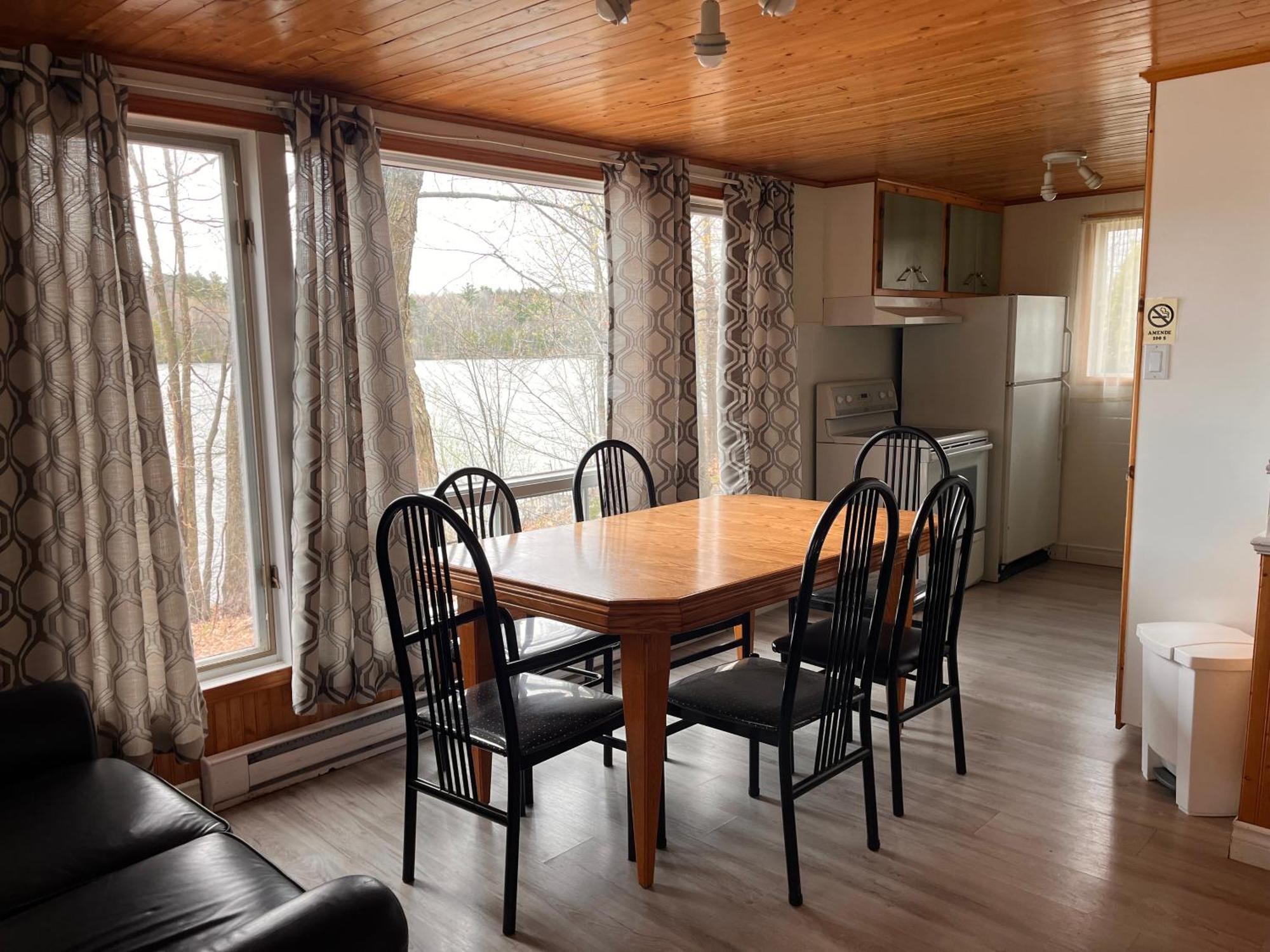 Camping Chalets Lac St-Augustin Québec Esterno foto