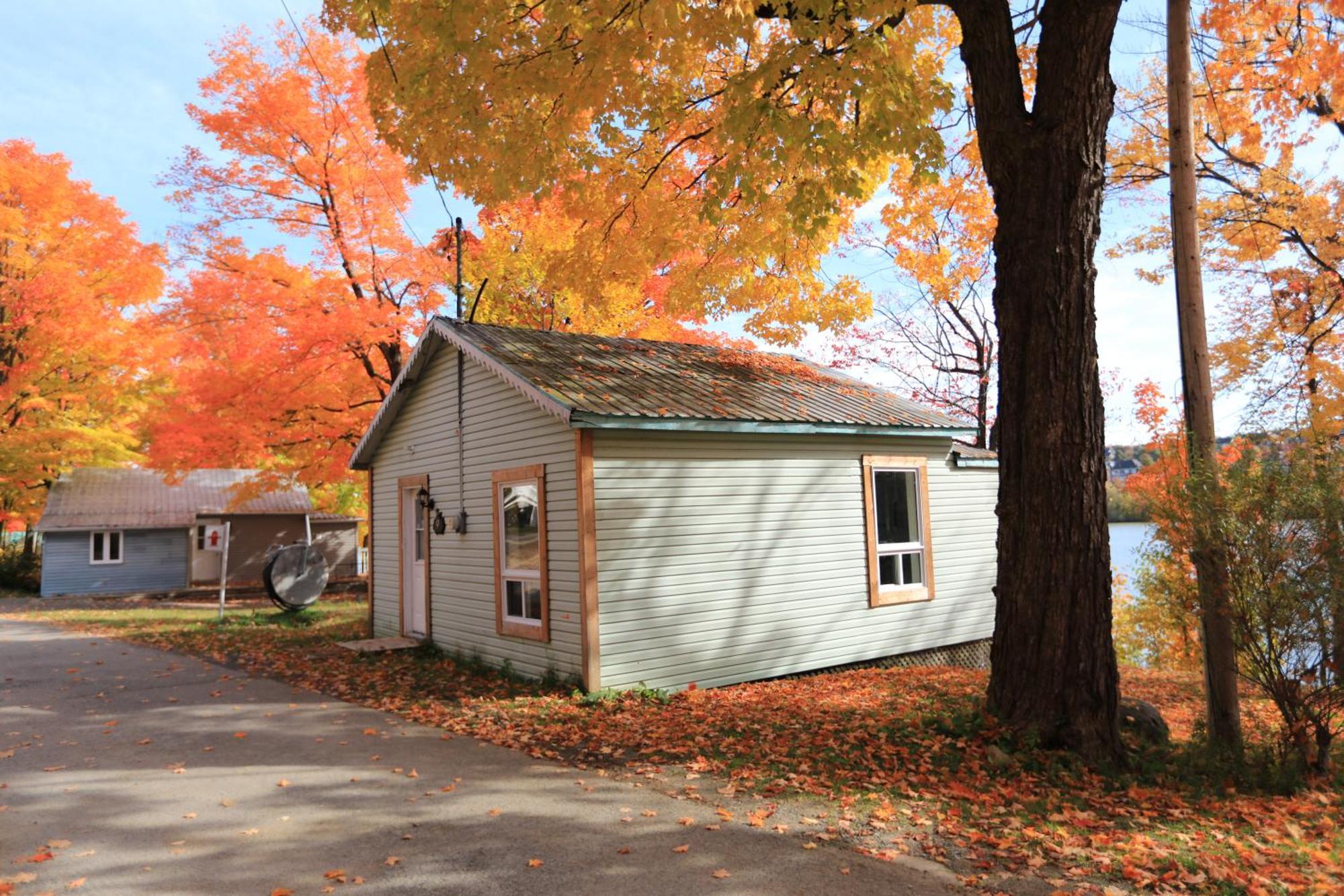 Camping Chalets Lac St-Augustin Québec Esterno foto
