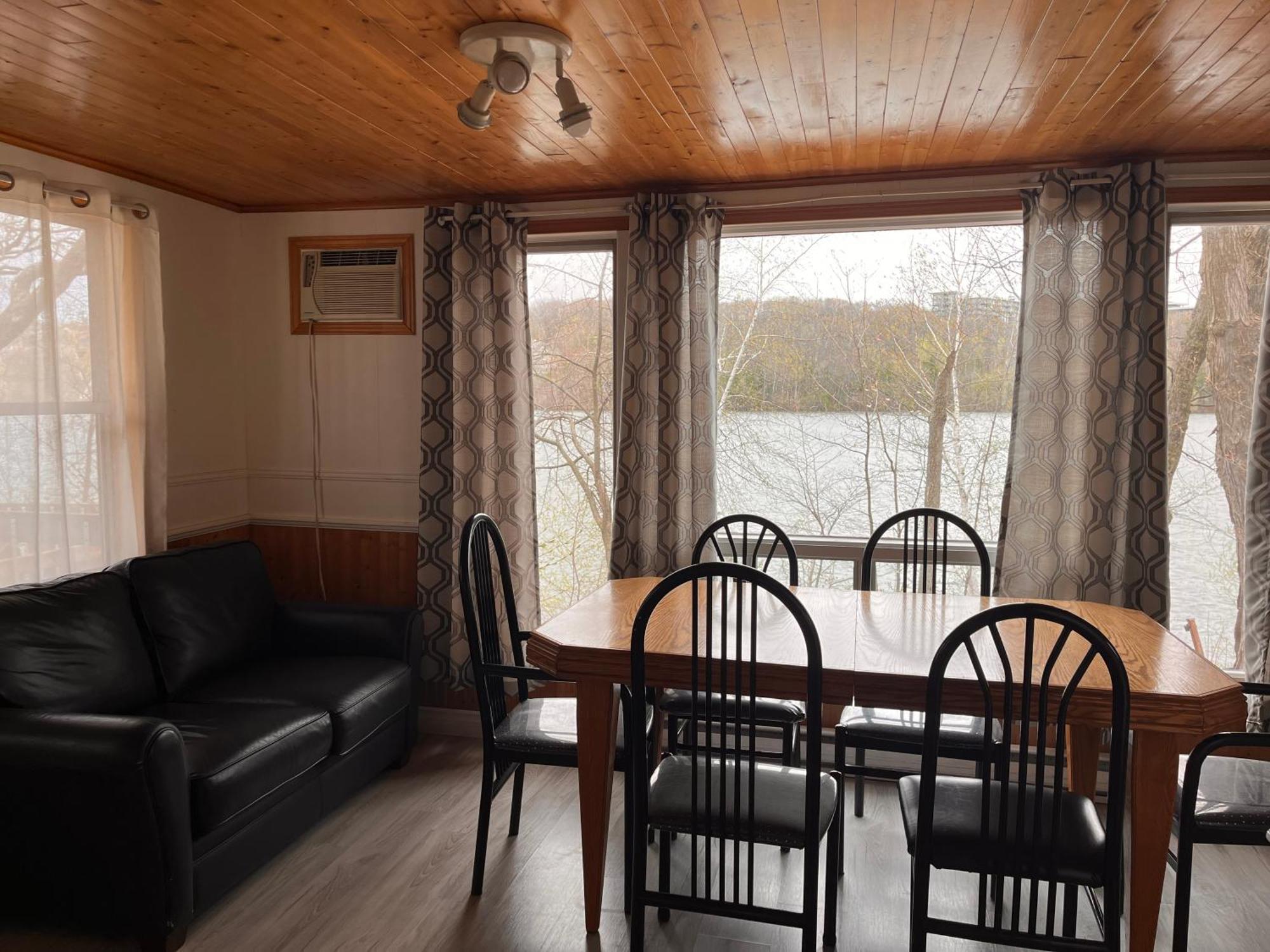 Camping Chalets Lac St-Augustin Québec Esterno foto