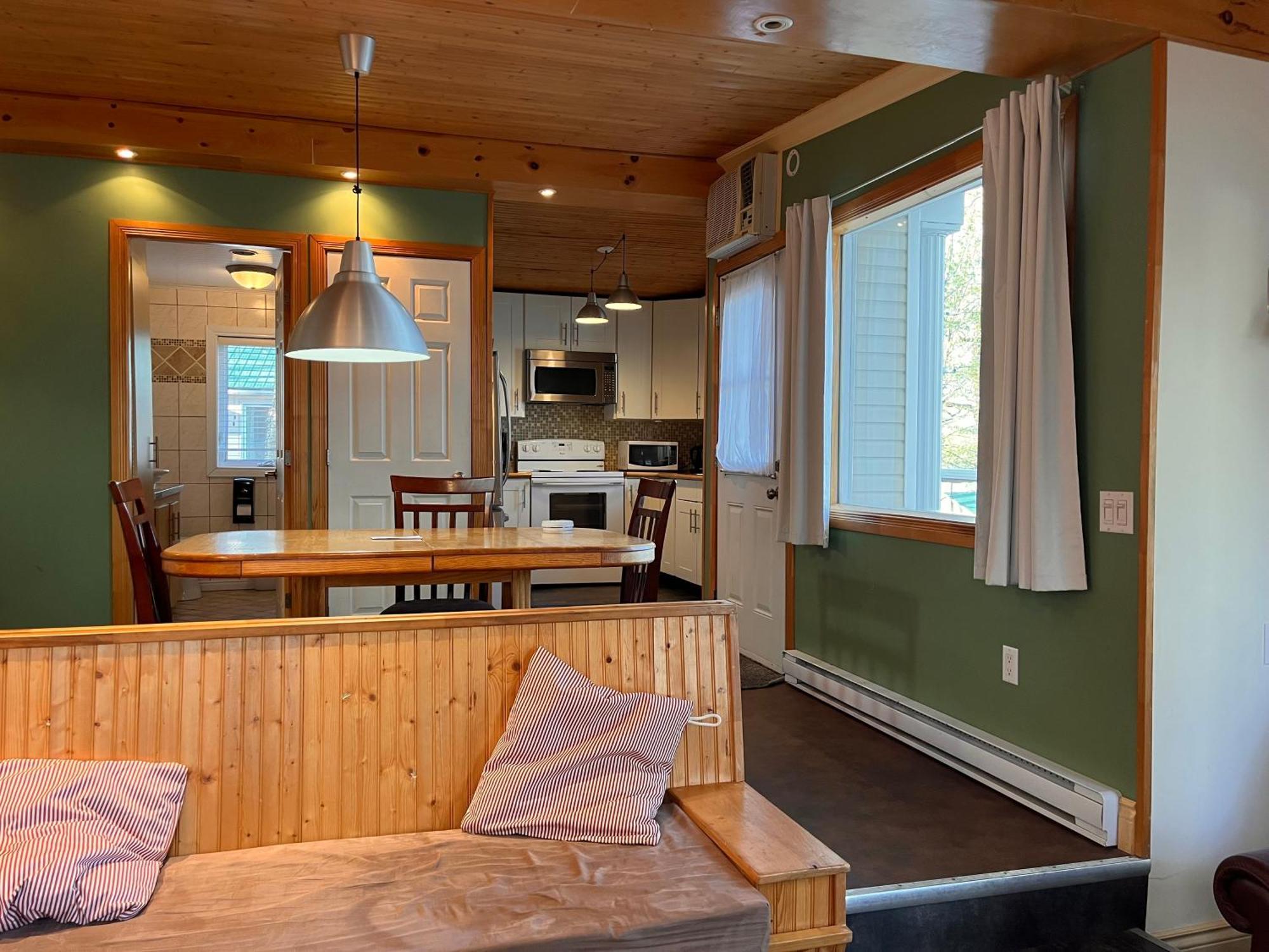 Camping Chalets Lac St-Augustin Québec Esterno foto