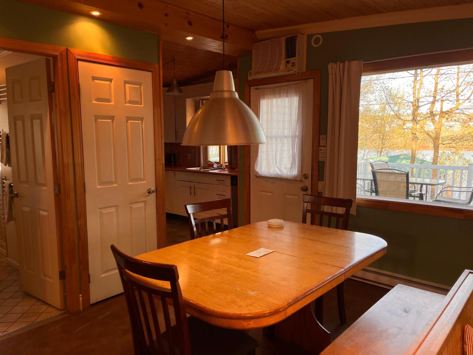 Camping Chalets Lac St-Augustin Québec Esterno foto