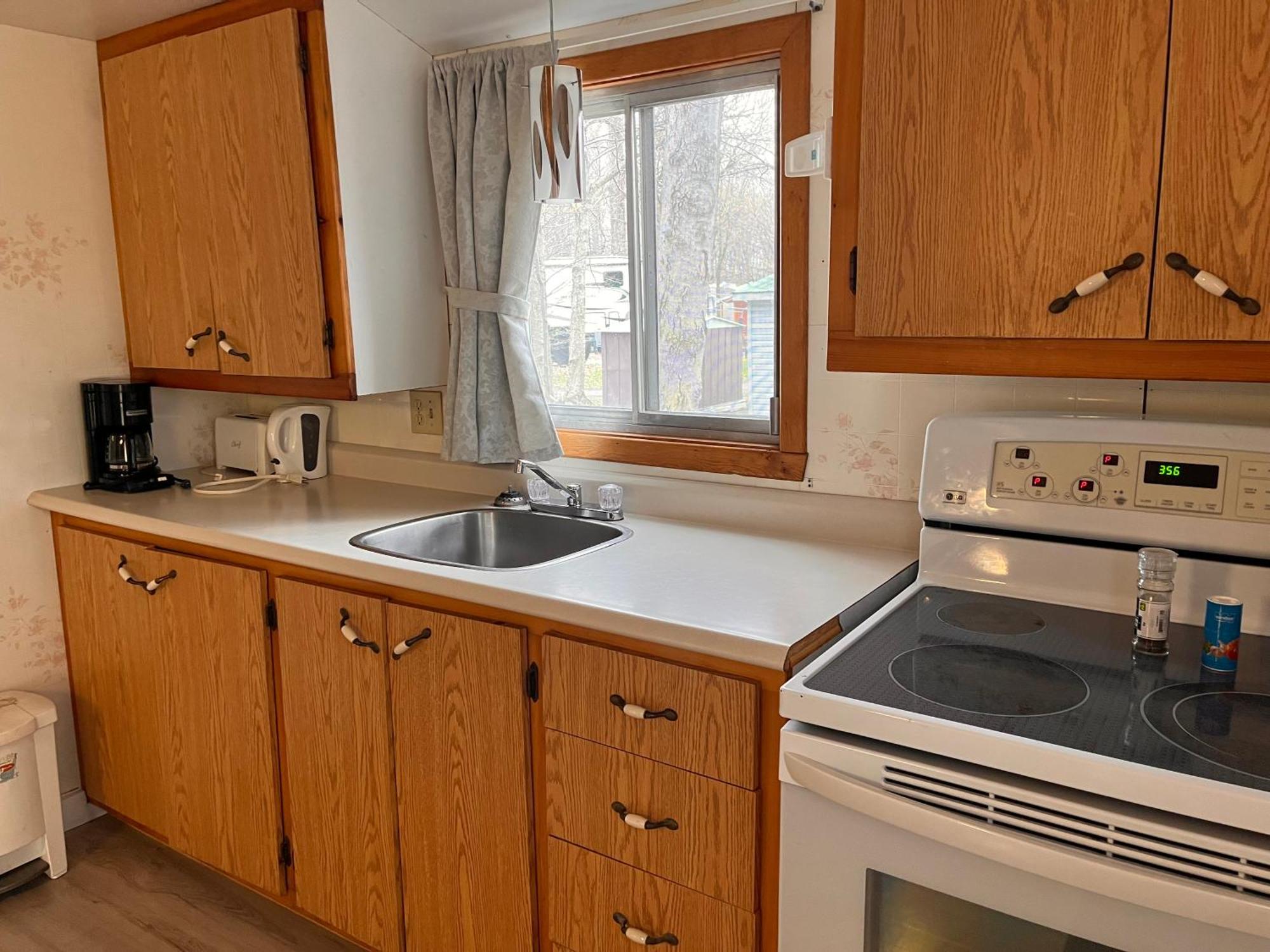 Camping Chalets Lac St-Augustin Québec Esterno foto