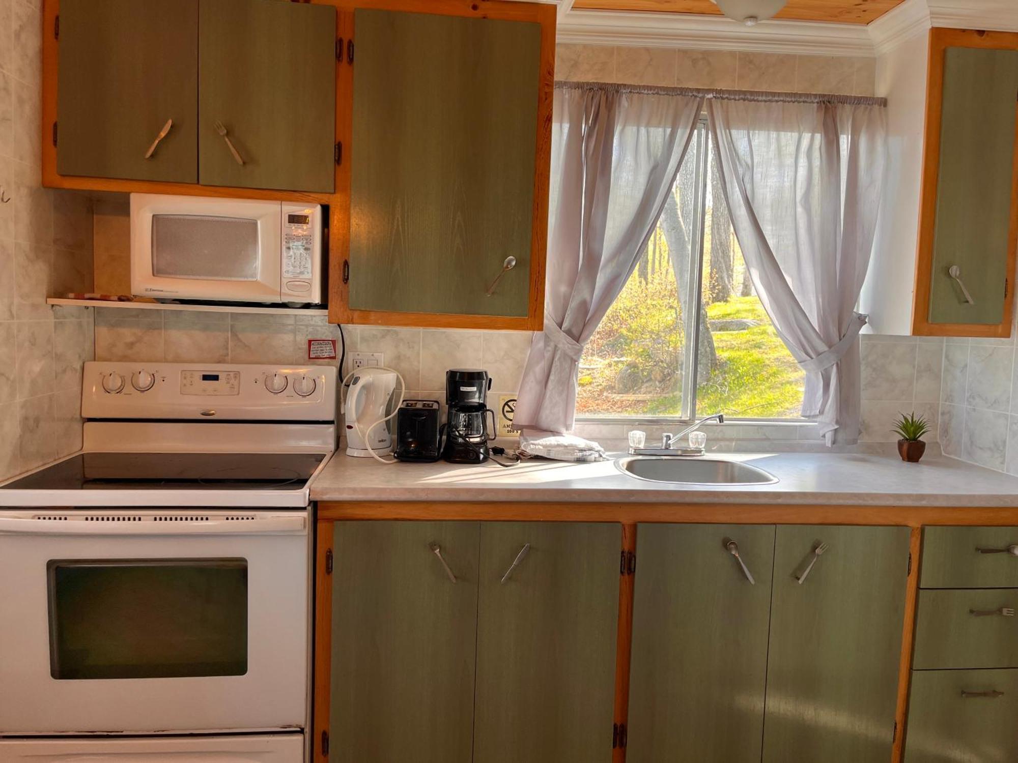 Camping Chalets Lac St-Augustin Québec Esterno foto