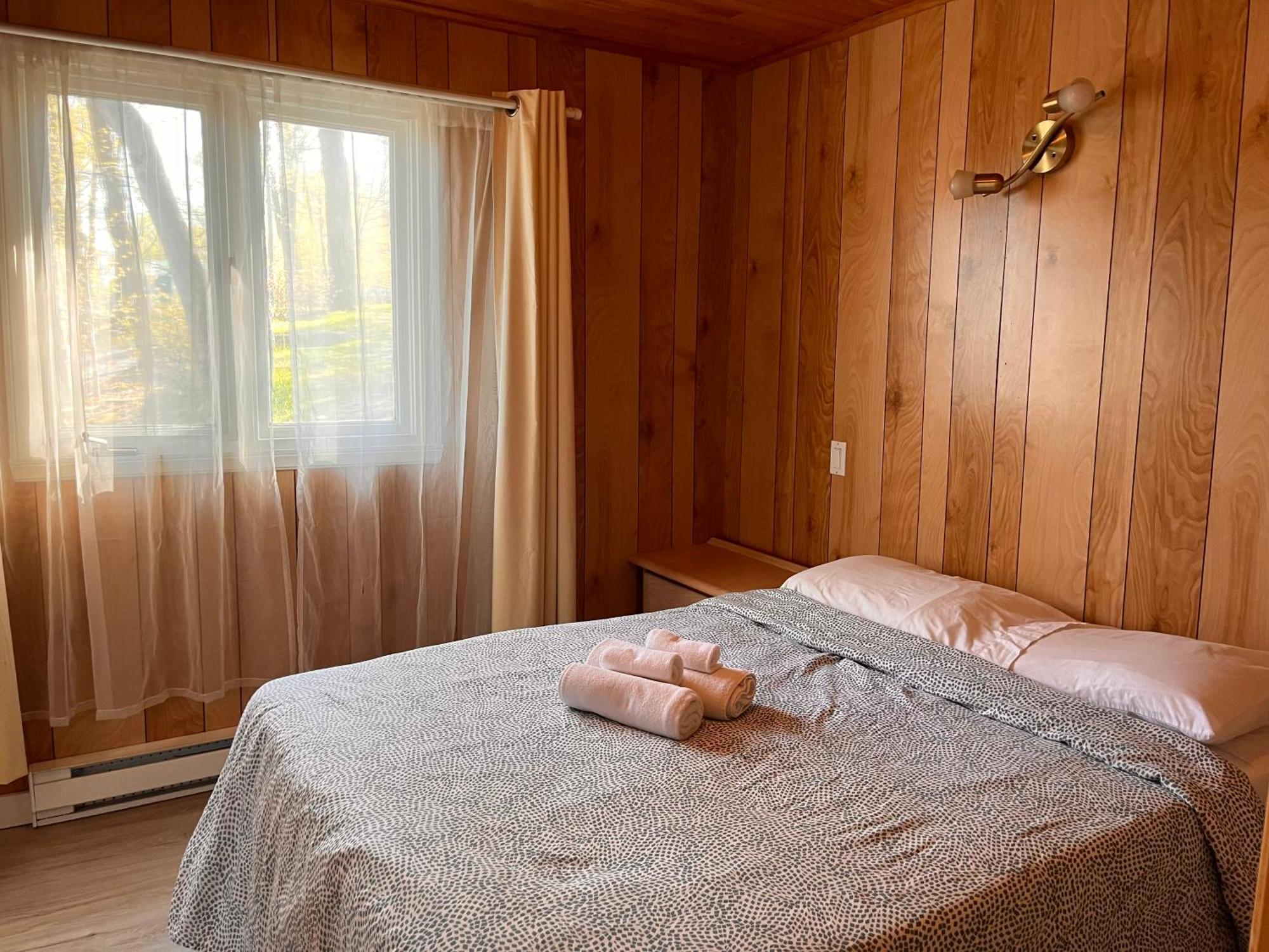 Camping Chalets Lac St-Augustin Québec Esterno foto