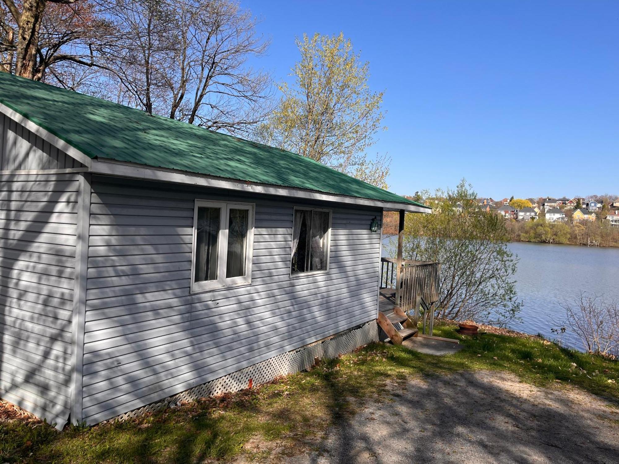 Camping Chalets Lac St-Augustin Québec Esterno foto