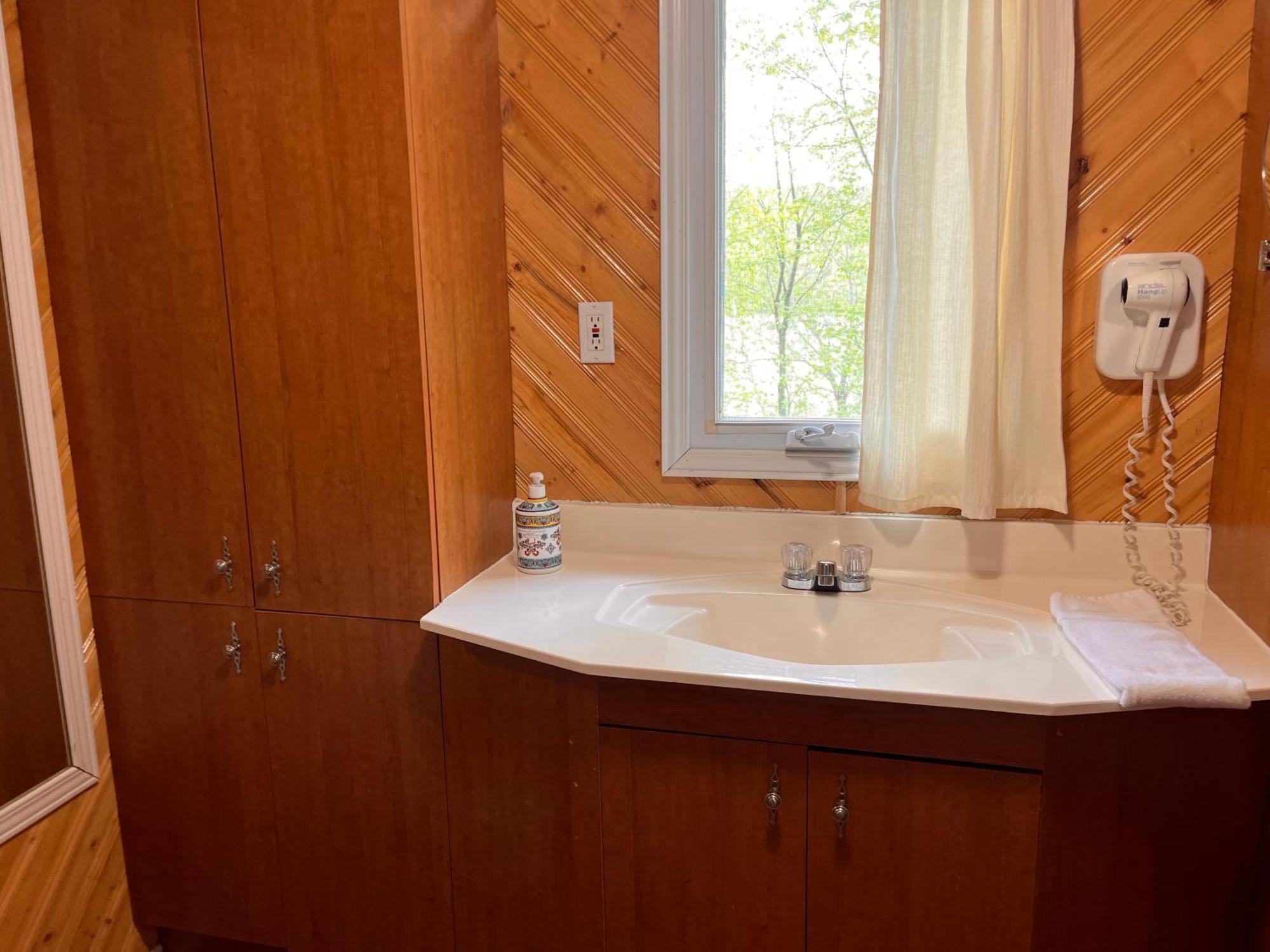 Camping Chalets Lac St-Augustin Québec Esterno foto