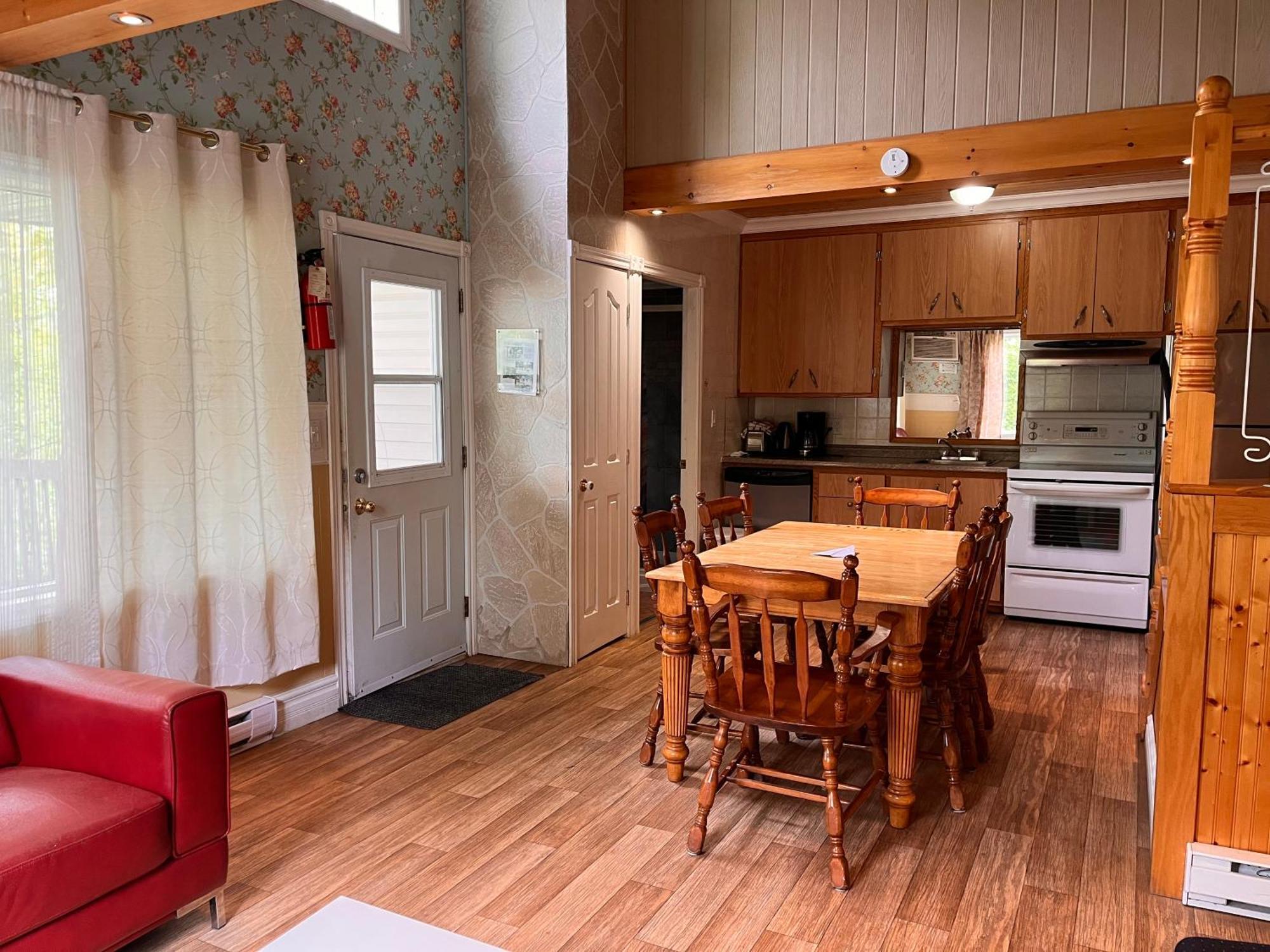 Camping Chalets Lac St-Augustin Québec Esterno foto